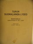 Turun Suomalainen Lyseo kertomus lukuvuodelta 1931-1932