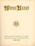 Viena-Aunus, nidottu vuosikerta 1936