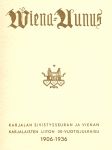 Viena-Aunus, Karjalan Sivistysseuran ja Vienan karjalaisten liiton 30v. juhlanumero
