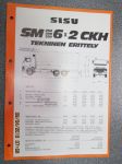Sisu SM 260 300 320 CKH 6 X 2 tekninen erittely -myyntiesite