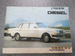 Volvo 240 Diesel -käyttöohjekirja