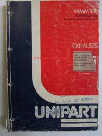 Unipart MMM 1130 Exhausts - Pakoputkien Varaosaluettelo, katso kuvista sisällys tarkemmin.
