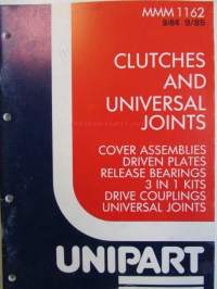 Unipart MMM 1162 - Clutches and Universal Joints (Cover Asemmblies, Driven Plates, Release Bearings, 3 in 1 Kits, Drive Couplings, Universal joints - Tarvikkeiden