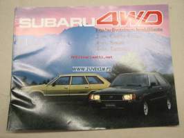 Subaru 4WD -myyntiesite