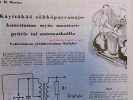 Tekniikan Maailma 1957 nr 10 -mm. Rainojen kopiomislaite, Taskukokoinen tehovastaanotin transistoreilla, Koekuvassa Suurennuskone Opemus II 6x6 cm, 2