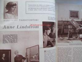 Kotiliesi 1961 nr 2 -mm. Meidän tekee mieli ryijyä, Taidetohtori Aune Lindström, Markat tilikirjaan, Me naiset Me naiset, Keskitalven neuleita,