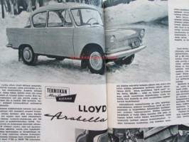 Tekniikan Maailma 1960 nr 5 -mm. Tv-ohjelmat nauhalle, Lloyd Arabella, Nuvistor uusi radioputki Mäkärä radalla, Mäkärä rakennettiin, Renaultin riippuva