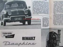 Tekniikan Maailma 1960 nr 9 -mm. Renault Dauphine Gordini, Metallin kesyttäjä Petri Bryk, Alivalottettujen negatiivien pelastaminen, Näin toimivaät