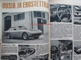Tekniikan Maailma 1968 nr 8 -mm. Säätehdas, Uusia ja tehostettuja autoja Lamborghini 400 GT Islero, Renault 16 TS, Daroo II, Daroo I, Fokker D Vii,  Austin mini