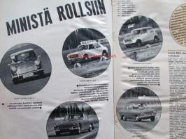 Tekniikan Maailma 1968 nr 11 -mm. Matkailuperävaunu kesä 43 eri vaunun tekniset tiedot ja hinnat, Marino Junior - Tomos 4, Puch-Tunturi M 125, Mazda 1500 De Luxe,
