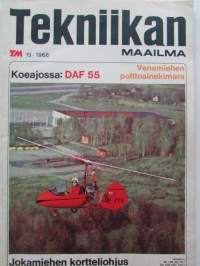 Tekniikan Maailma 1968 nr 13 -mm. Finnairin Super Carawelle OH-LSA, DAF 55 De Luxe, Jokamiehen kortteliohjus OH XYV, Halpa Perämoottorikimara, Uusia malleja Toyota