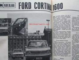Tekniikan Maailma 1968 nr 16 -mm. Höyryveturi 1300:n tarina, Ford Cortina 1600, Peugeot 504, Konica Auto-Rexlex, Väri TV osto mallit ja teknniset tiedot, Katso