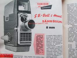 Tekniikan maailma 1958 nr 12 -mm. Miksi meillä ei ole teknillisiä museota, Lloyd Alexander TS, Bell ja Howell sähkösilmä, 1959 mallit, Suomalainen kuutykki,