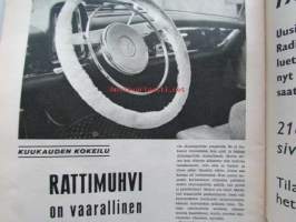 Tekniikan maailma 1964 nr 3 -mm. ajojahti on päättynyt, Opel rekord, Rattimuhvi, Tutka, Nyt rakennamme lautaveneen, kantosiipialus Deniso, Transistorien tarkaan