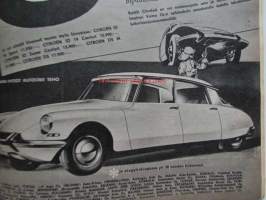 Tekniikan maailma 1964 nr 4 -mm. Kaksi laskua, DKW F 12, Japanin autoteollisuus, Transistori tulee autoon, Amerikan rauta, Lautakasasta veneeksi, Kamerauutisia
