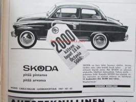 Tekniikan maailma 1964 nr 5 -mm. Suomen kulttuurirahasto, Messeerschmitt, Ei autossa tarvitse palella, Lentävä mopedi Do 32, Nauhanvaihdin, Autosta asunto,