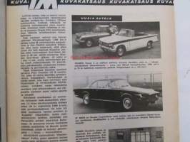 Tekniikan maailma 1962 nr 8 -mm.  Pikkuluoka paras perämoottori, Fiat 1500, Triumph Vitesse, Datsun 1200, ST. Regis, Operaatio Oscar tekokuu, Ula-autoradio, Kun