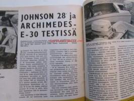 Tekniikan maailma 1963 nr 8 -sis. mm. seur. artikkelit / kuvat / mainokset; Vasama 75, Johnson 28 ja Archimedes E-30 testissä, Kaitafilmiä vaivatta, Omakotitalo