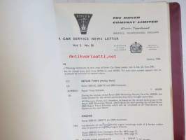 Rover Service News Letters Vol.2 1965-68 - Huoltokirjeet, Katso kuvista tarkemmat mallitmerkinnät  ja sisällys