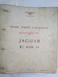 Jaguar 4.2 mark 10, Spare Parts Catalogue - Varaosaluettelo, Katso kuvista tarkemmin malli ja sisällys.
