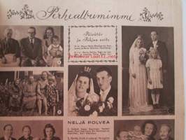 Kotiliesi 1948 nr 20 -mm. Kestääkö avioliittonne, Aline Grönberg kaikkien turkulaisten vanumamma, Kumihousut, Sunnuntairuokailu Sienipannu ja Savukinkku ja