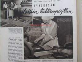 Kotiliesi 1944 nr 16 -mm.elokuu  Elintarvikevaraston hoito, Talven vihannekset, Suomalainen emäntä Hilja Kalliokoski Halsua,