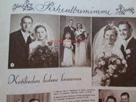 Kotiliesi 1951 nr 1 -mm. Hulda Sahi, Kaj Franck Taiteilija arvostelee taideteollisuusnäyttelyä, Hatanpään sairaalan ylihoitaja Leena Perttula ammatti jossa saa