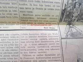 Uusi Suomi 1934 nr 42 (21.9.) Sunnuntailiite, sis. mm. seur. artikkelit; Miltä tuntuu olla kirjailija?, Englantilaisia (kalliita) kirjaväärenteitä, Kulovesi -