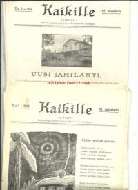 Kaikille-lehti  1949 nr 1-6,9-12