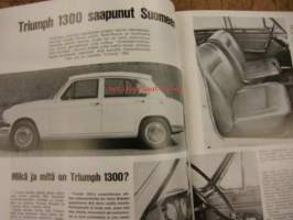 Sisu Uutiset 1967 / 3, sis. mm; Sisu-autot louhostyömaalla, Triumph 1300, Brummerin Rolls-Royce, Konalan Triumph-huolto, Triumph Herald 1200 ym.