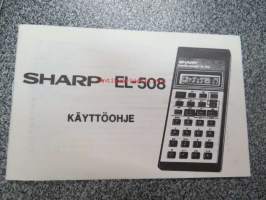 Sharp EL-508 -taskulaskimen käyttöohje