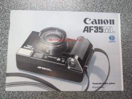 Canon AF35ML kamera -käyttöohje