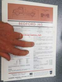 Bedford TJ / J6S raskaampiin kuljetuksiinne -myyntiesite