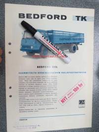 Bedford TK / KEL keskiraskaisiin kuljetuksiin -myyntiesite
