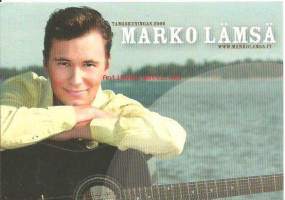 Marko Lämsä, tangokuningas 2006  - fanikortti signeerauksella
