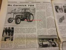 Koneviesti 1970 / 7  sis mm. McCormic 724, Veronassa nähtyä, Rivilannoitus sekä rivi- ja kylvölannoituskoneet, Uusia puutarha traktorimalleja, Lapiorullaäkeet,