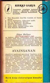 Avainsana  ( Kurki-sarja n:o 8 ), 1956. 2. painos.  Jännitysromaani.