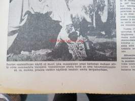 Maaseudun Tulevaisuus 1969 nr 38 viikkoliite, sis. mm. Suomen mustalaisten värikästä historiaa, Yö karhulavalla, ym.
