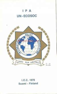 IPA = International Police Association  Dipoli 1978  Menu - ruokalista
