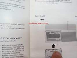Citroën Xantia radion käyttöopas, koskee audio-järjestelmän 4030 RDS CD-soitinyksikköä, 2030 Audio-järjestelmä - Käyttäjän opas