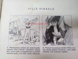 Ville Vikkelä - sisältää seuraavat Raul Roineen kertomat ja Risto Mäkisen piirtämät tarinat; Ville Vikkelä, Hanhi-Heikki, Ostoveli