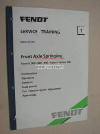 Fendt Service Training Front Axle Springing Favorit 900-800-500 / Xylon Farmer 300