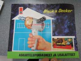 Black &amp; Decker askarteluporakoneet ja lisälaitteet -myyntiesite