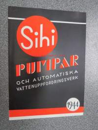 Sihi pumpar 1944 -myyntiesite ruotsiksi