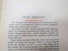 Iwar Aminoff -muistokirjoitus / elämäkertatietoja