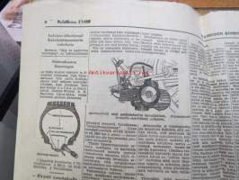 Maaseudun Koneviesti 1955 nr 6-7, sis. mm. seur. artikkelit / kuvat / mainokset; Fordson Major-diesel-telaketjutraktori, Baird Beaver-traktori, Radiokurssi,
