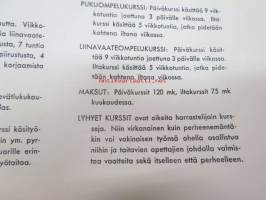 Helsingin Käsityöopisto -esite
