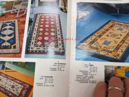 Readicut mattokirja - mattojen solmimismalleja ja tarvikkeita