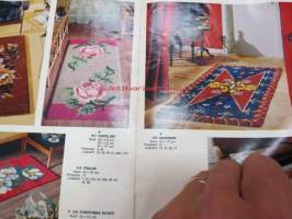Readicut mattokirja - mattojen solmimismalleja ja tarvikkeita