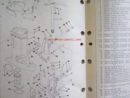OMC - Evinrude Parts catalog V-6 Models 1981 - Perämoottorin varaosaluettelo v.1981, Katso kuvista tarkempi malliluettelo ja sisältö.